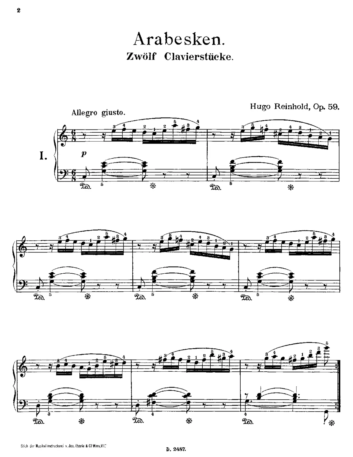 12 Arabesken - Page 1
