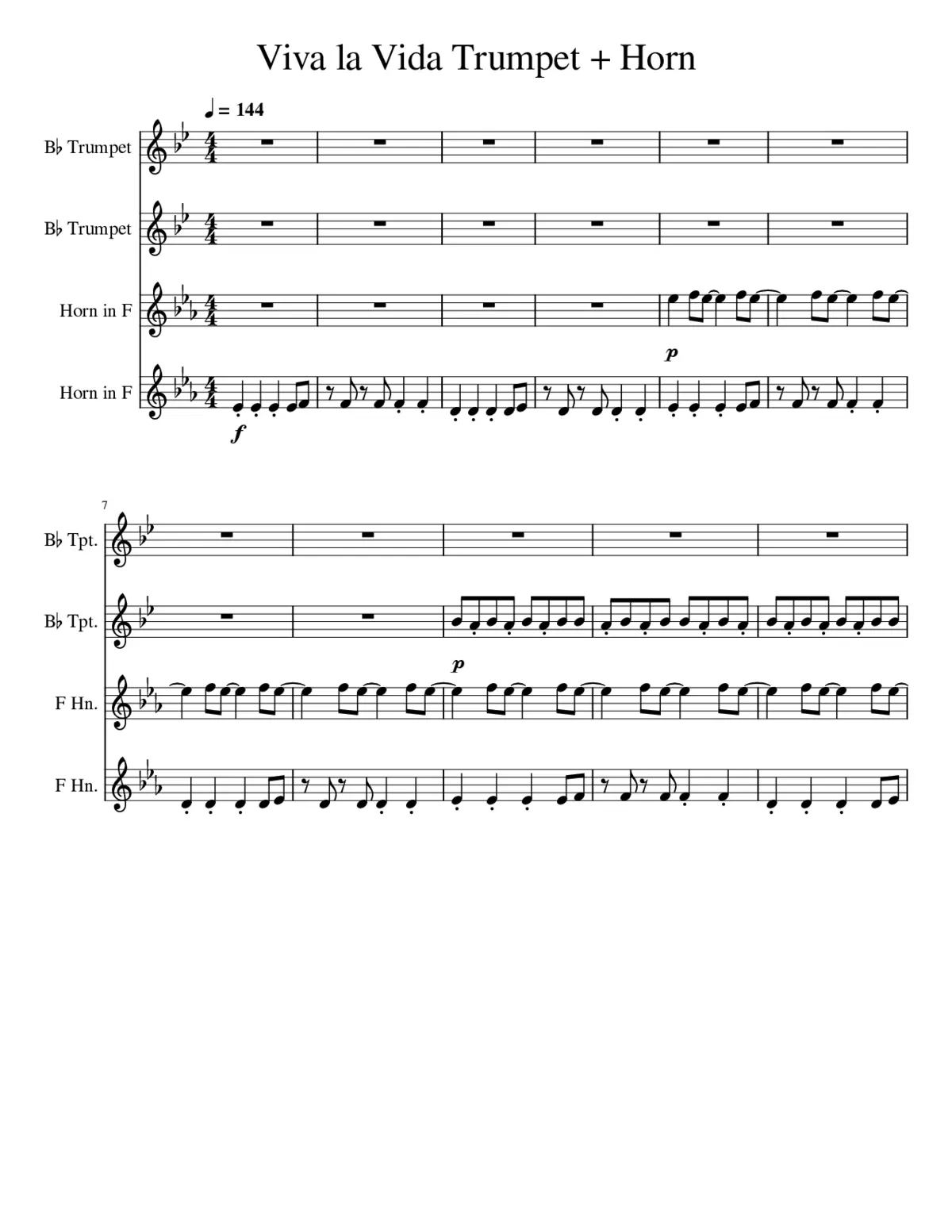 Viva la Vida - Page 1
