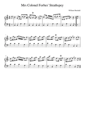 Mrs Colonel Forbes' Strathspey