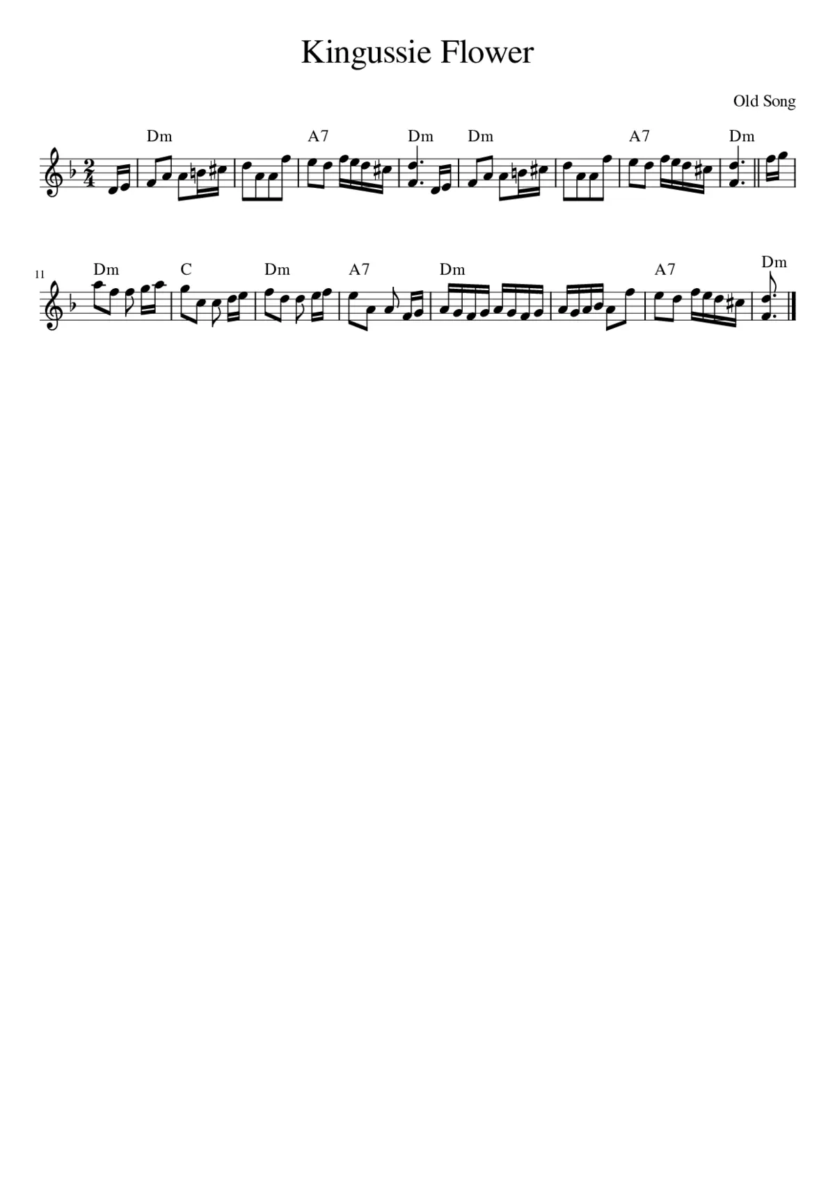 Kingussie Flower - Page 1