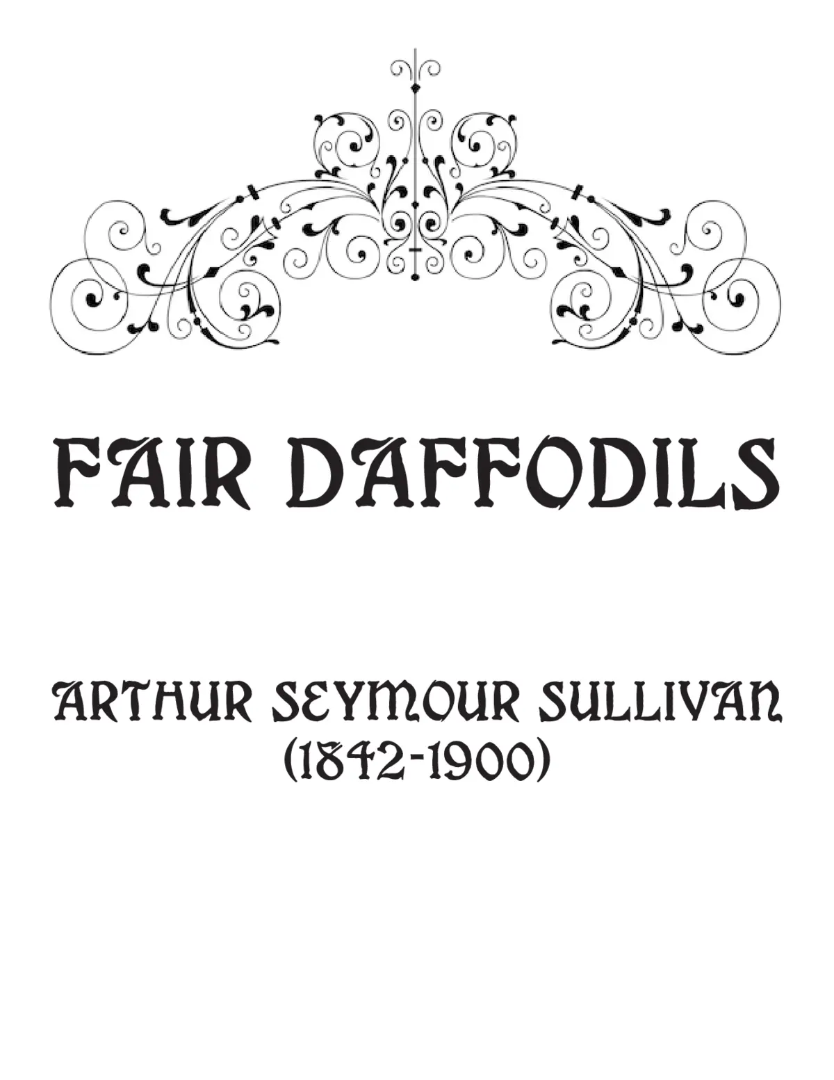 Fair daffodils - Page 1