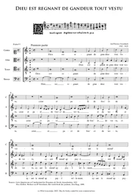 Pseaume 93 - Dieu est regnant de grandeur