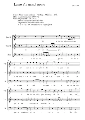 Lasso s'in un sol ponto