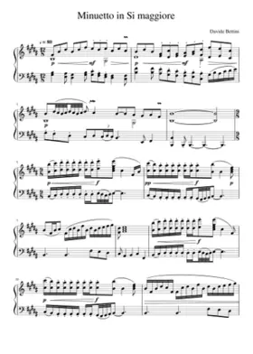 Minuetto in Si M