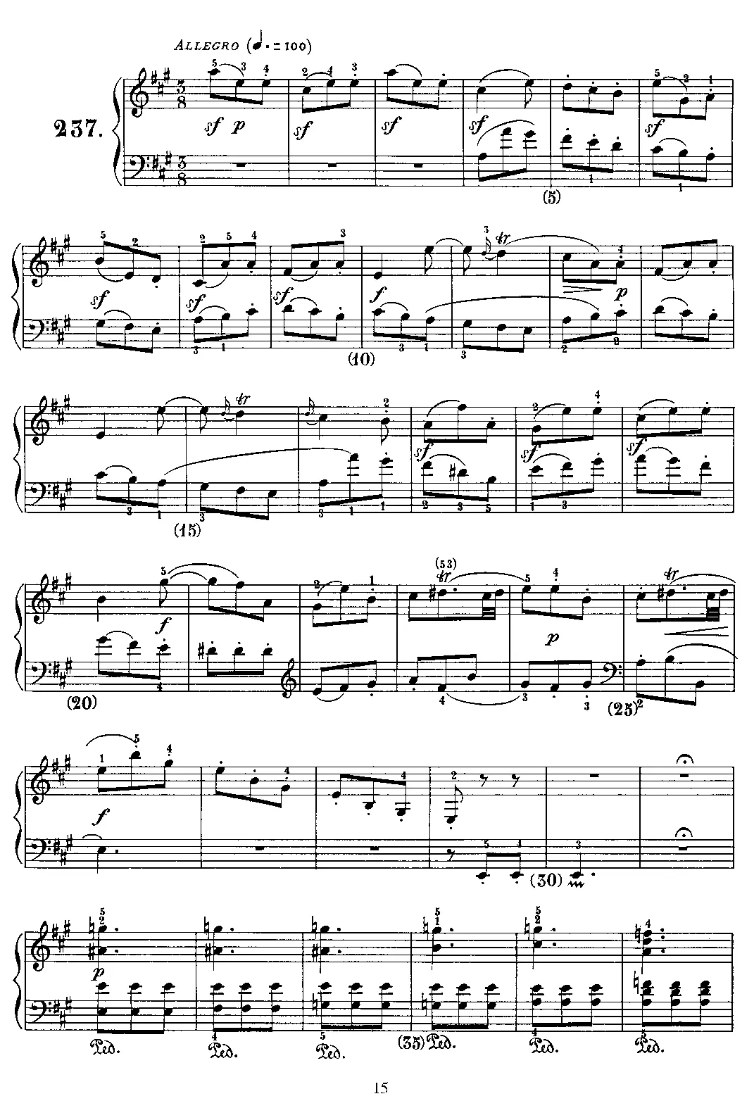 Keyboard Sonata in A major - Page 1