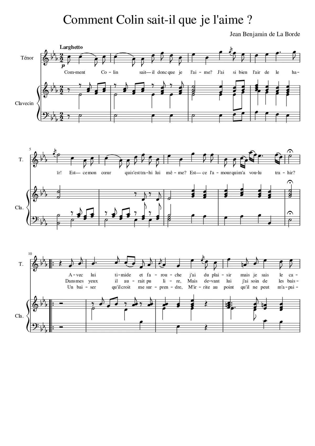 Comment Colin sait-il que je l'aime ? - Page 1