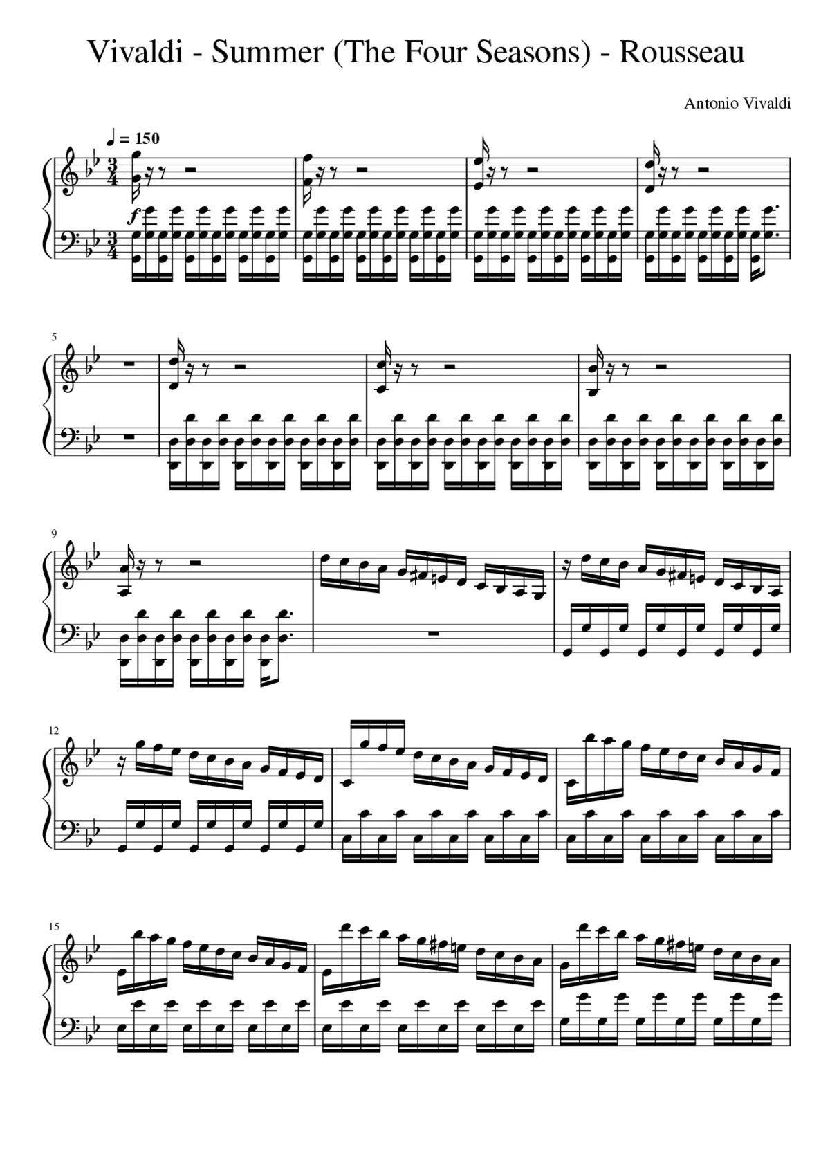 Le quattro stagioni - Page 1
