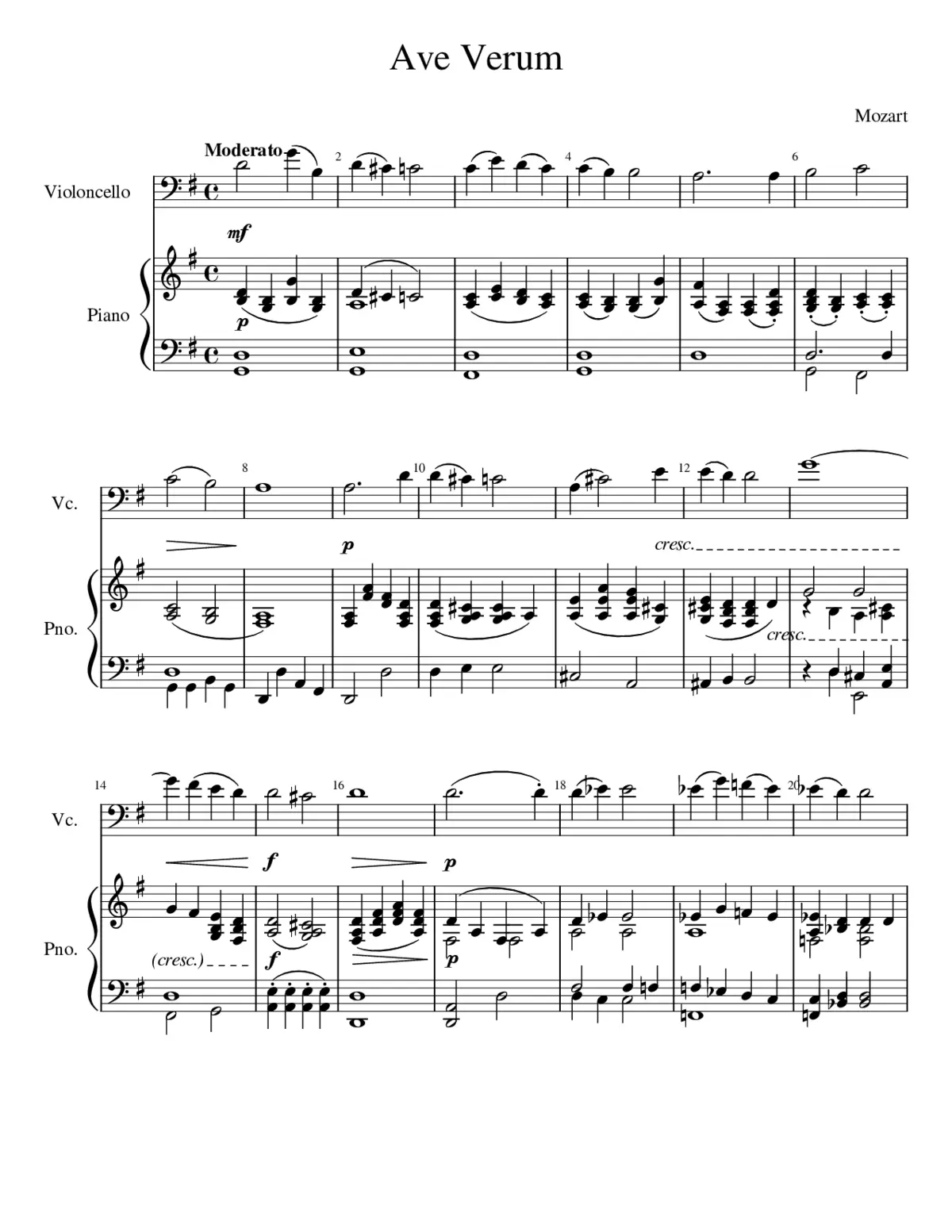 Ave Verum - Page 1