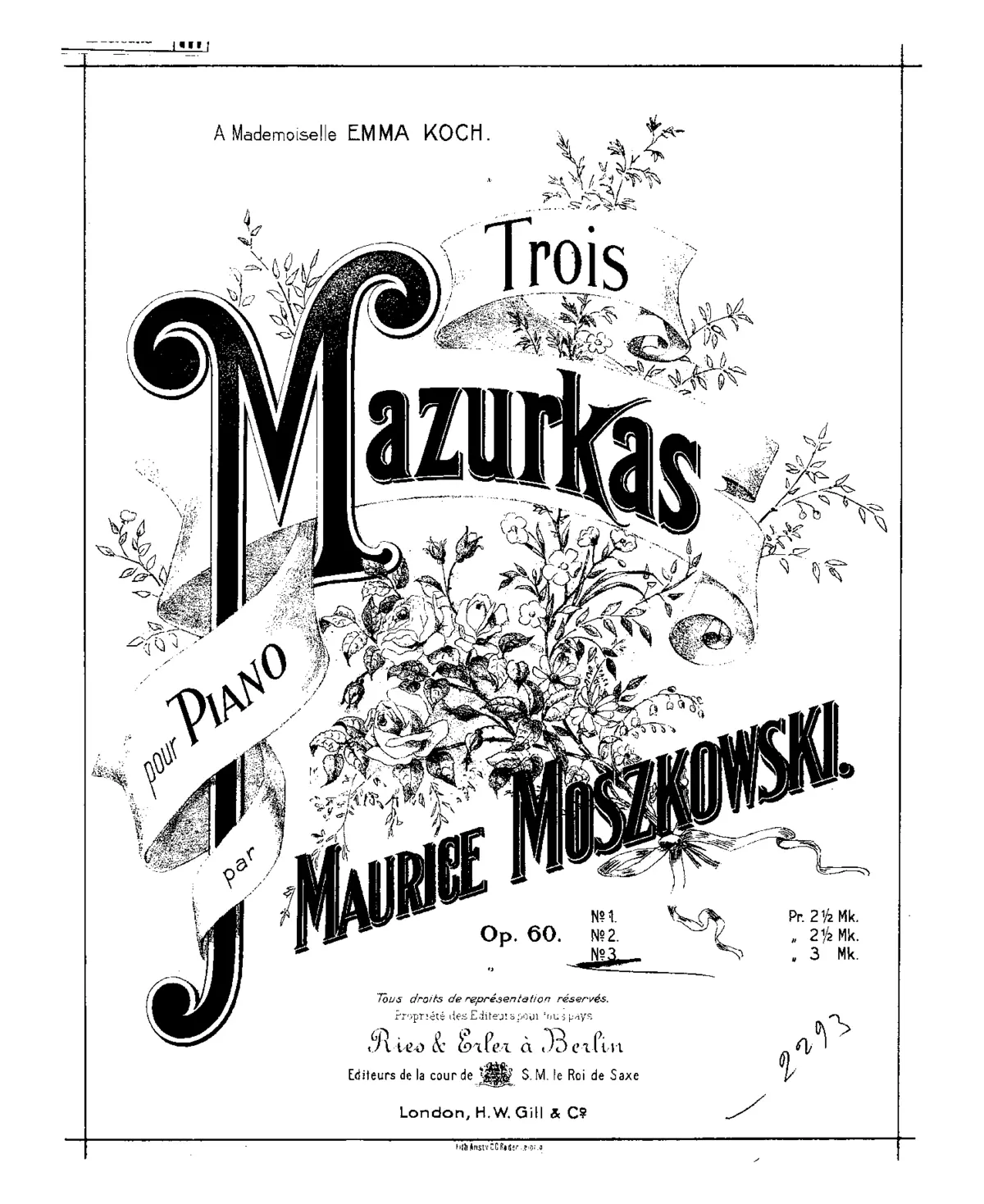 3 Mazurkas - Page 1