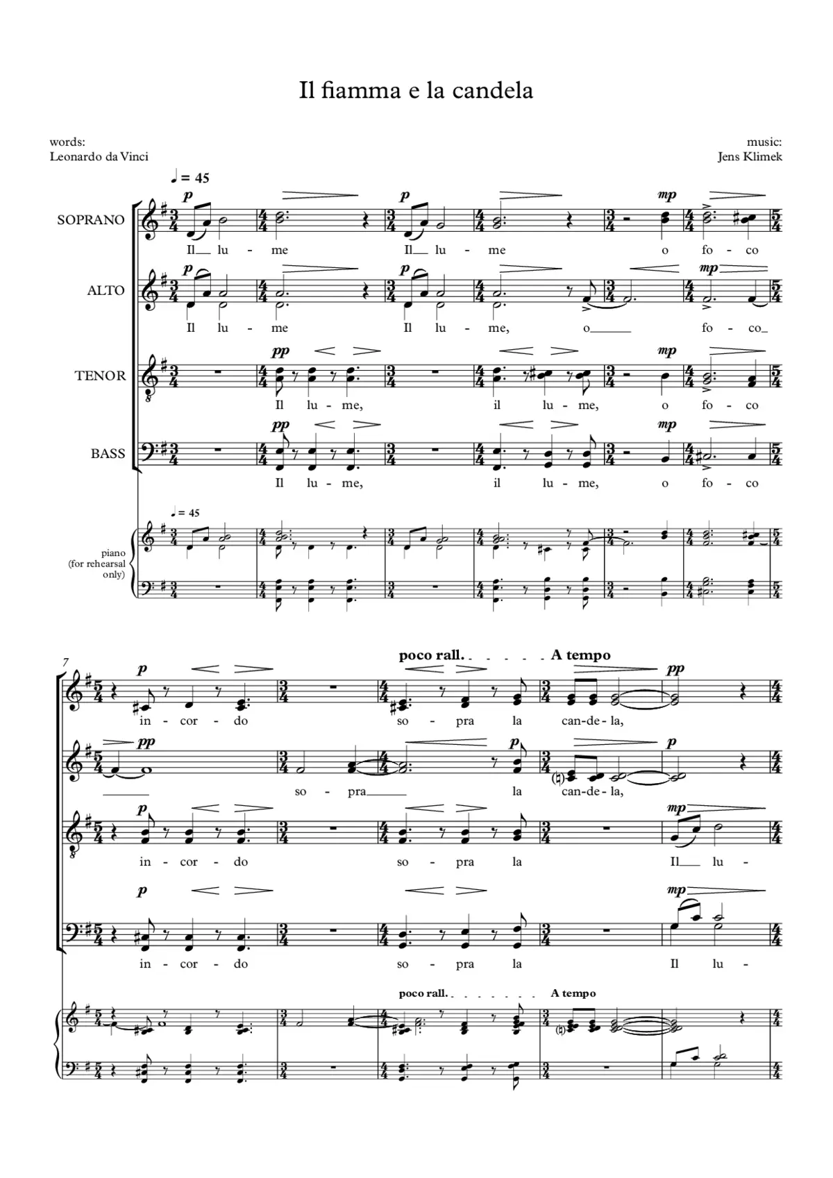 La fiamma e la candela - Page 1