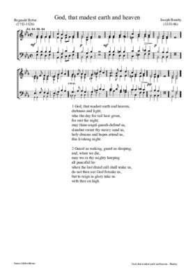 God, that madest earth and heaven