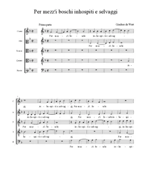 Per mezz'i boschi inhospiti e selvaggi