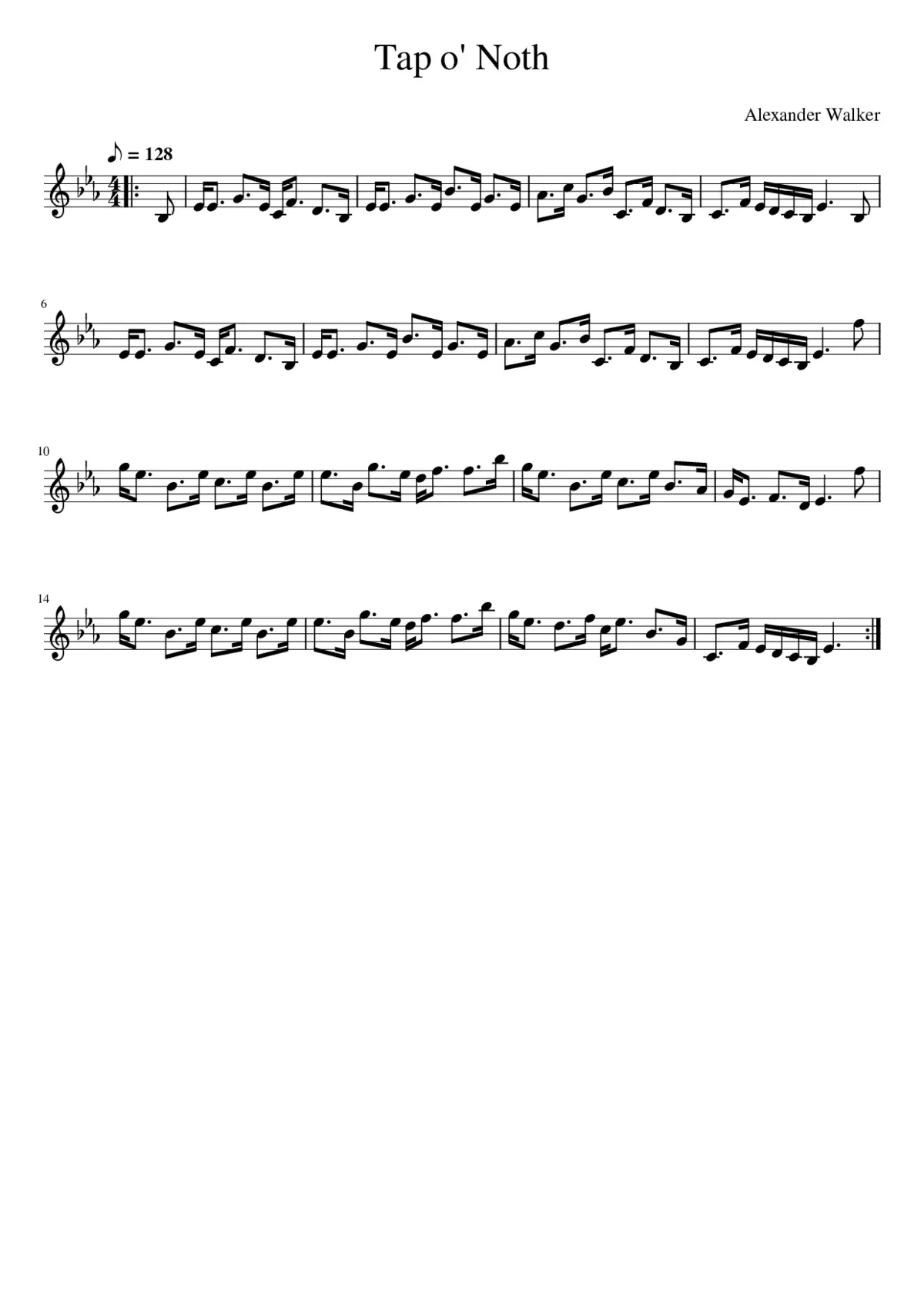 Tap o' Noth - Page 1