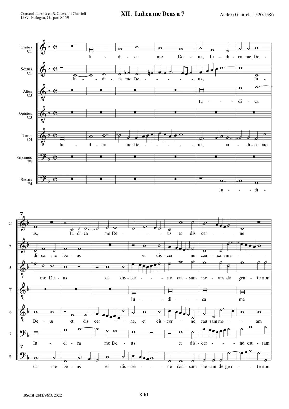 Iudica me Deus a 7 - Page 1