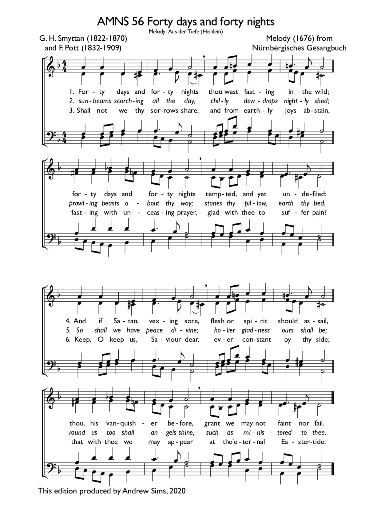 Forty days and forty nights - Page 1