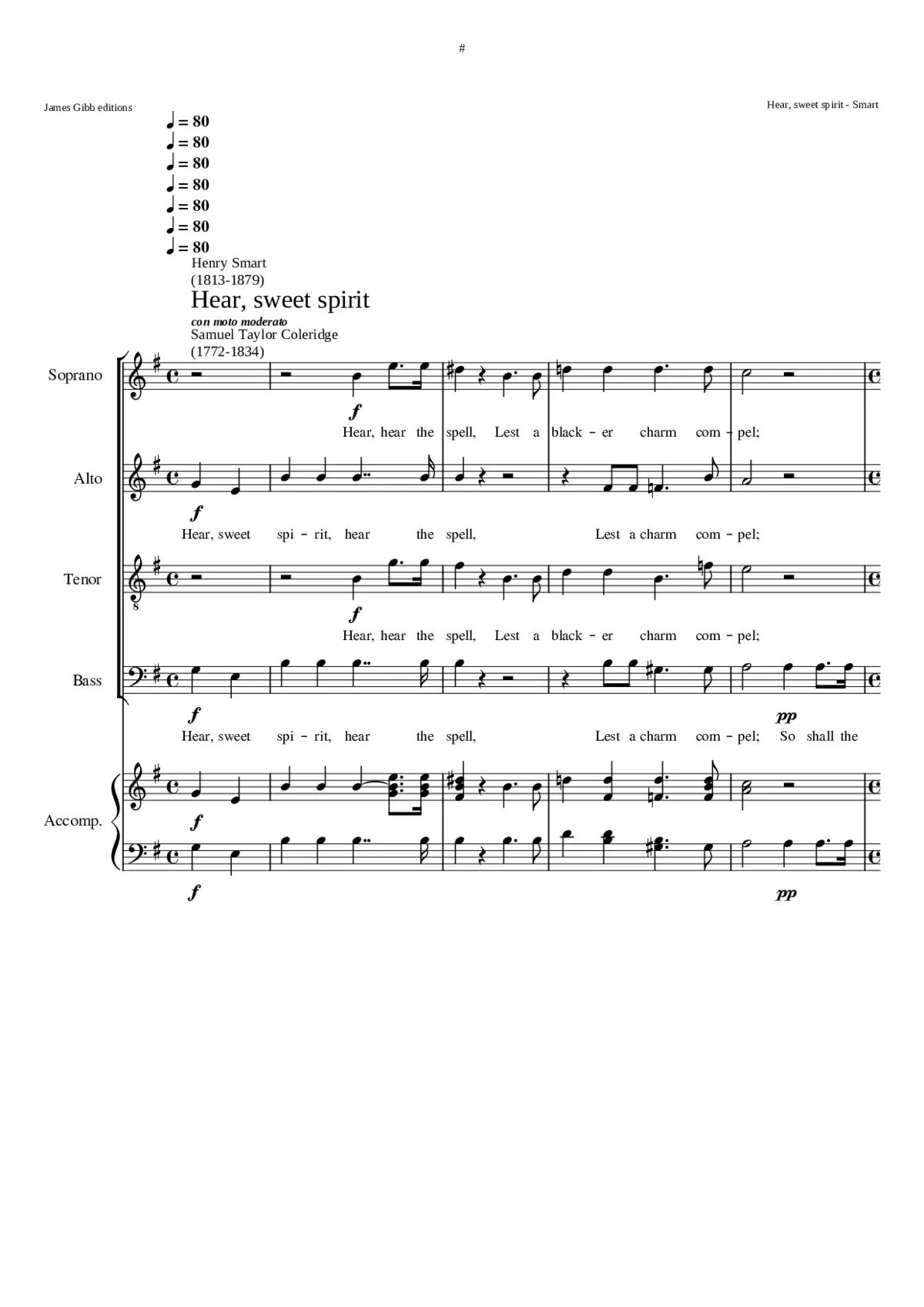 Hear sweet spirit - Page 1