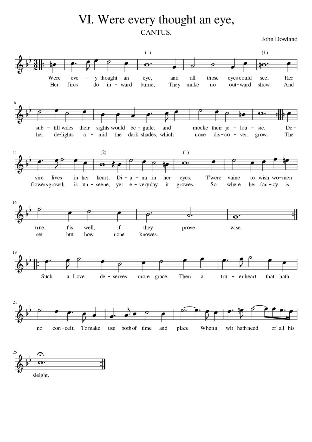 VI. Were every thought an eye - Page 1