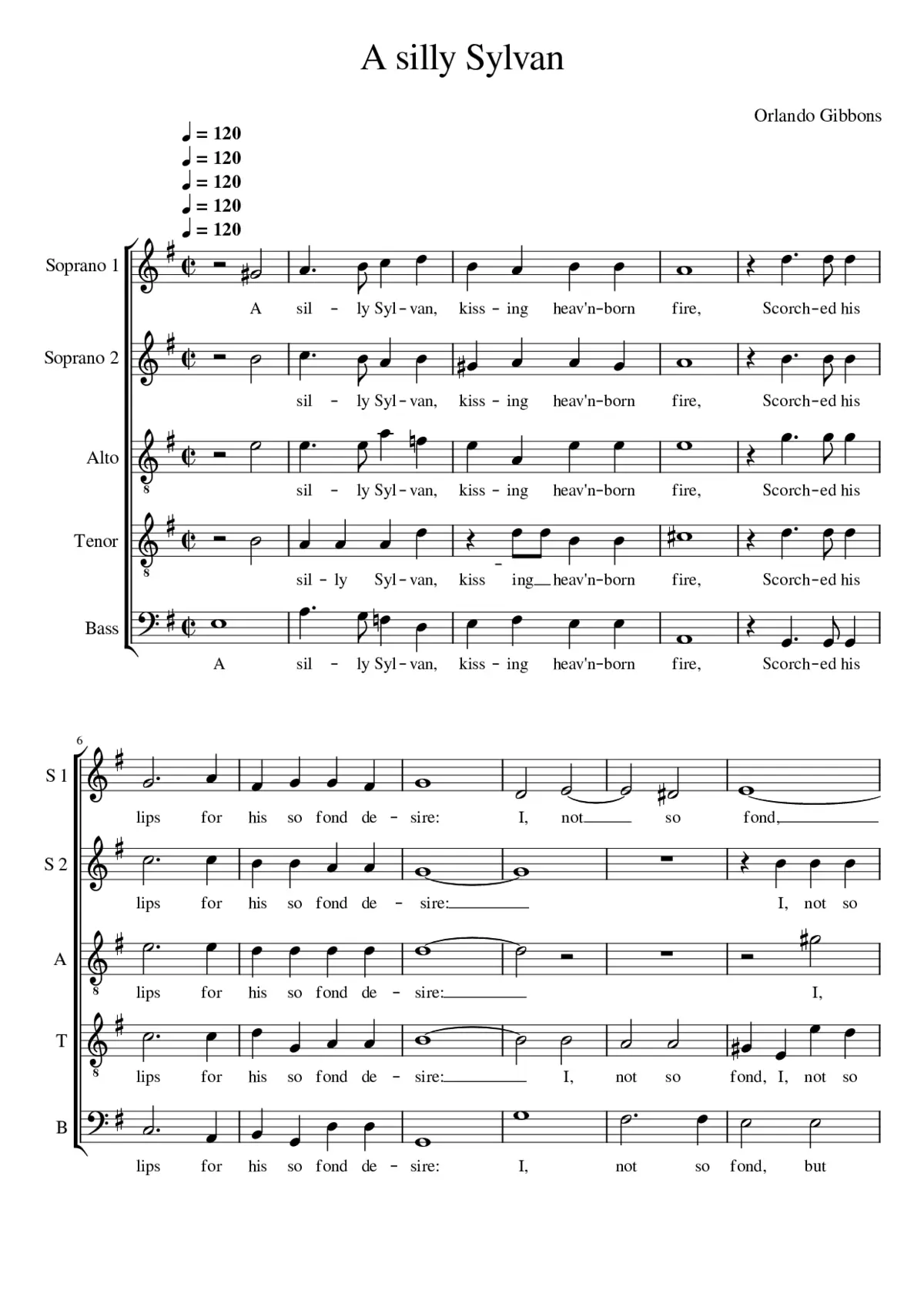 A silly Sylvan - Page 1