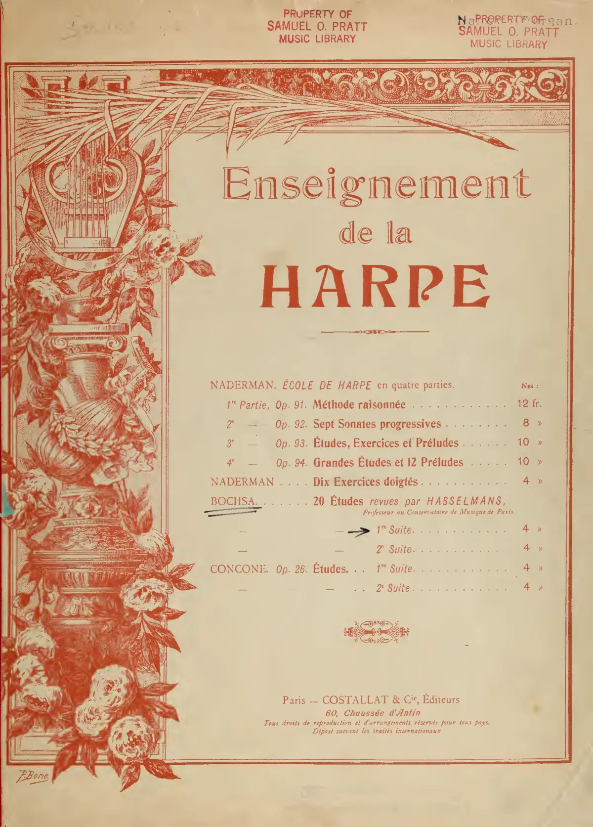 20 Études pour la harpe - Page 1