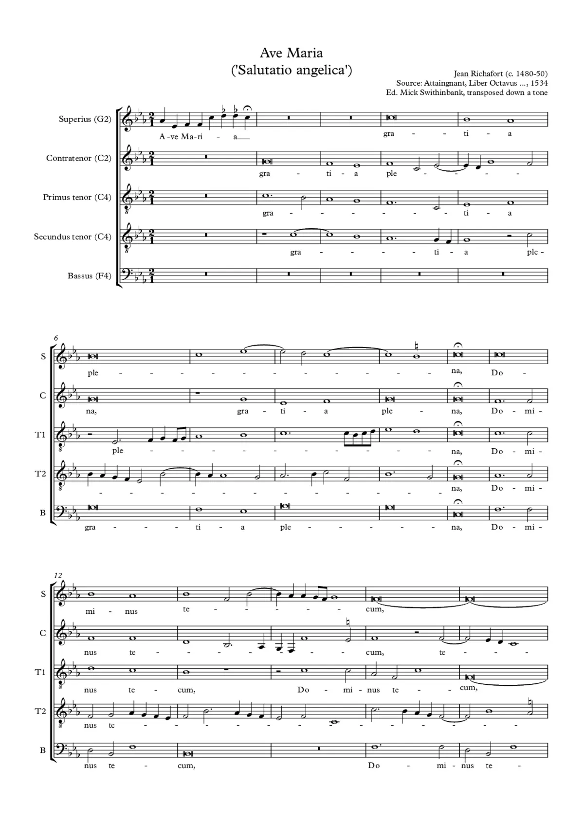 Ave Maria - Page 1