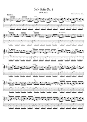 Cello Suite No.1 in G major BWV 1007