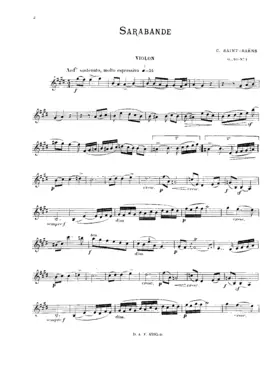 Sarabande et rigaudon