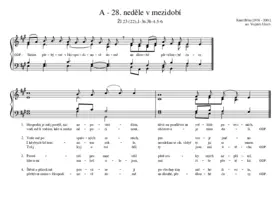 A - 28. neděle v mezidobí