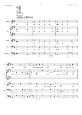 Jubilate in D major