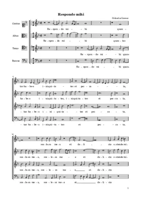 Responde mihi (1565)