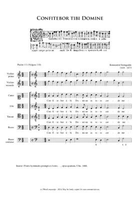 Confitebor tibi Domine
