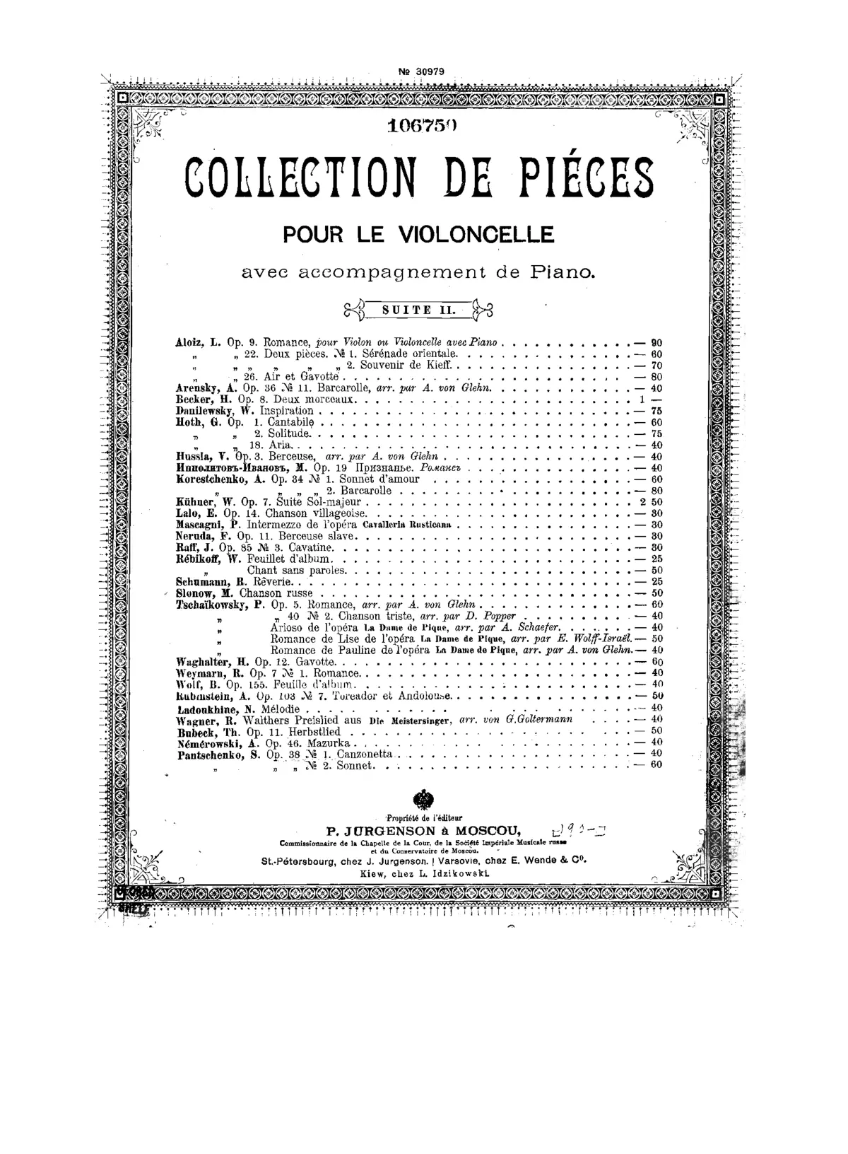 2 Pieces for Cello and Piano - Page 1