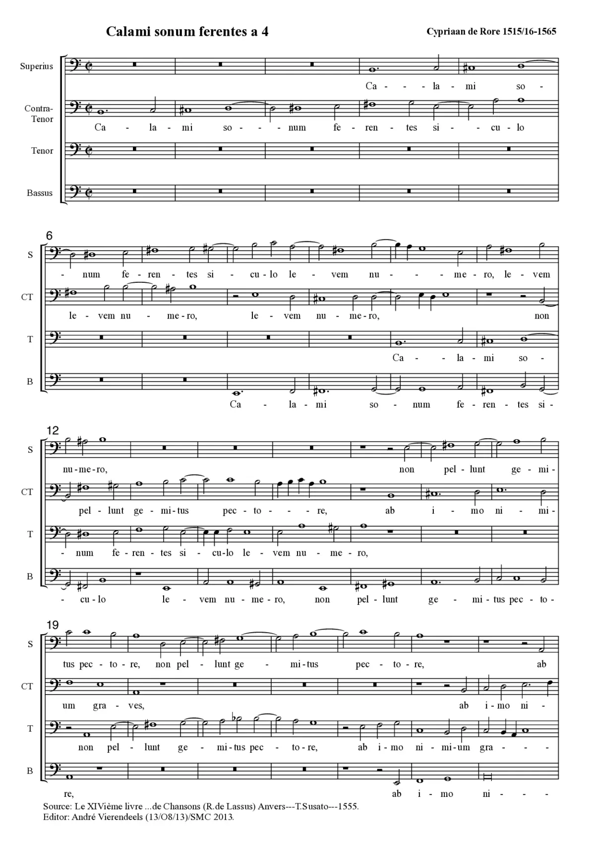 Calami sonum ferentes - Page 1