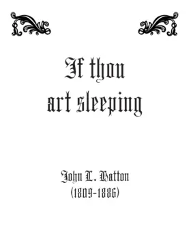 If thou art sleeping