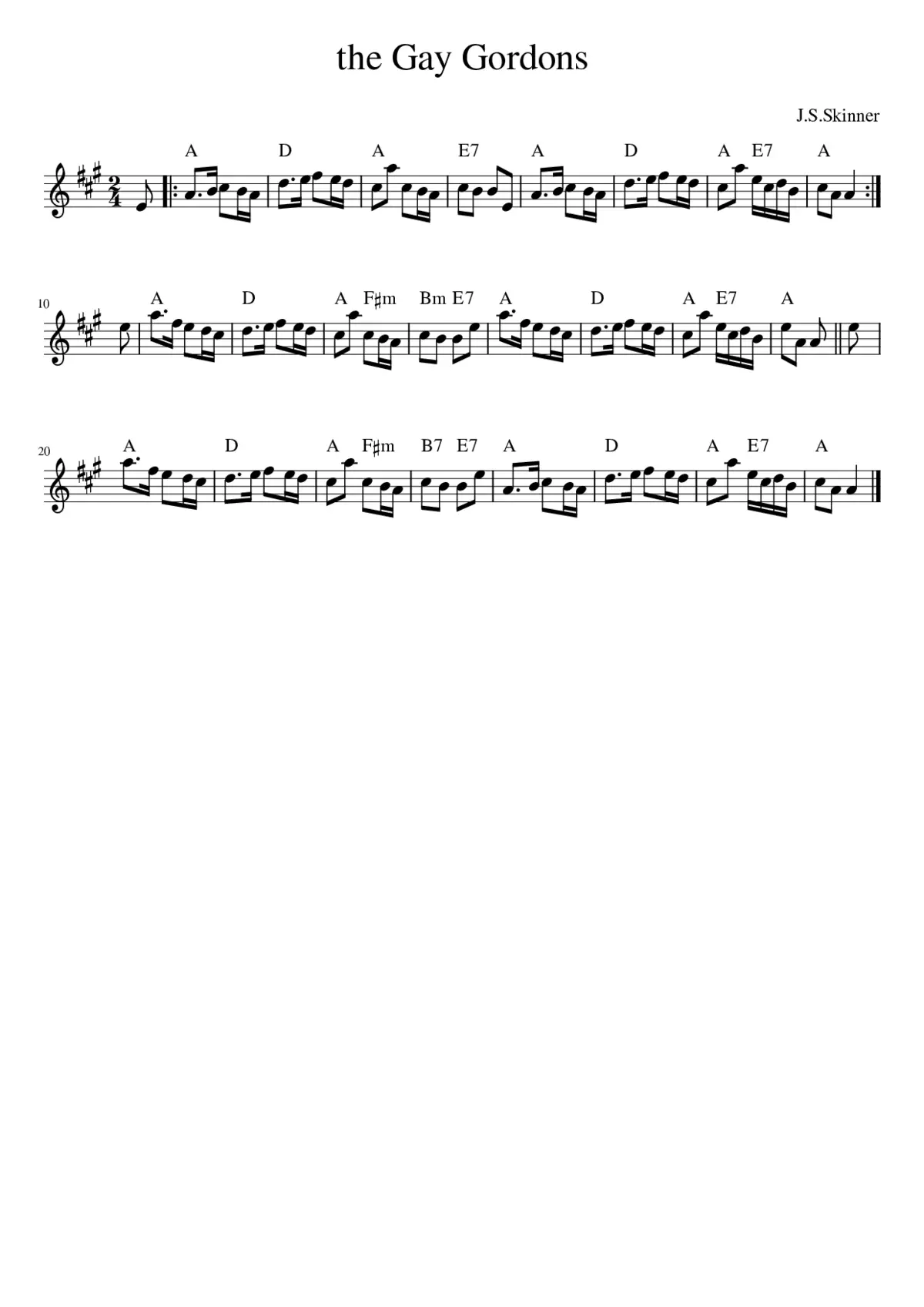 The Gay Gordons - Page 1