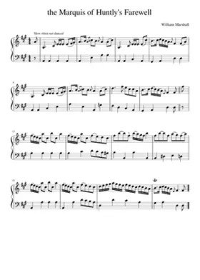 The Marquis of Huntly's Farewell