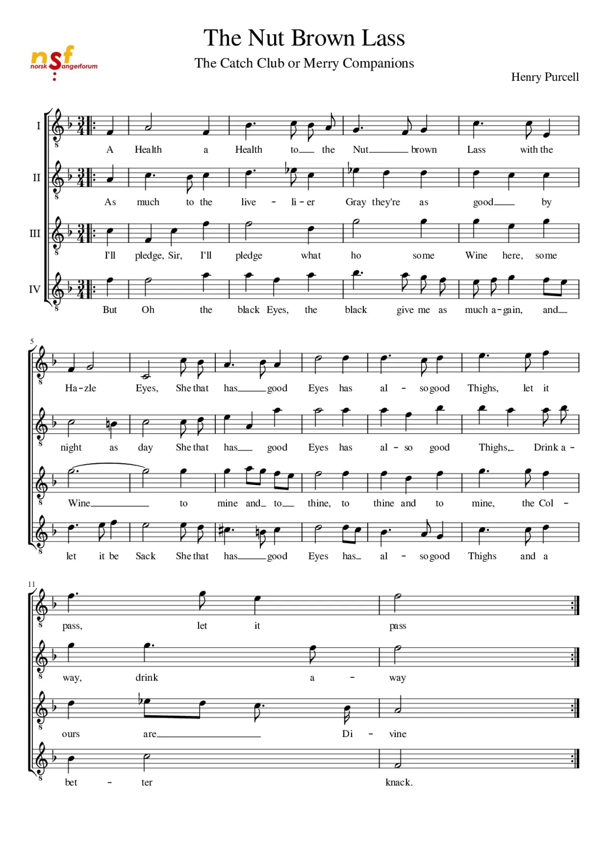 The Nut-Brown Lass - Page 1