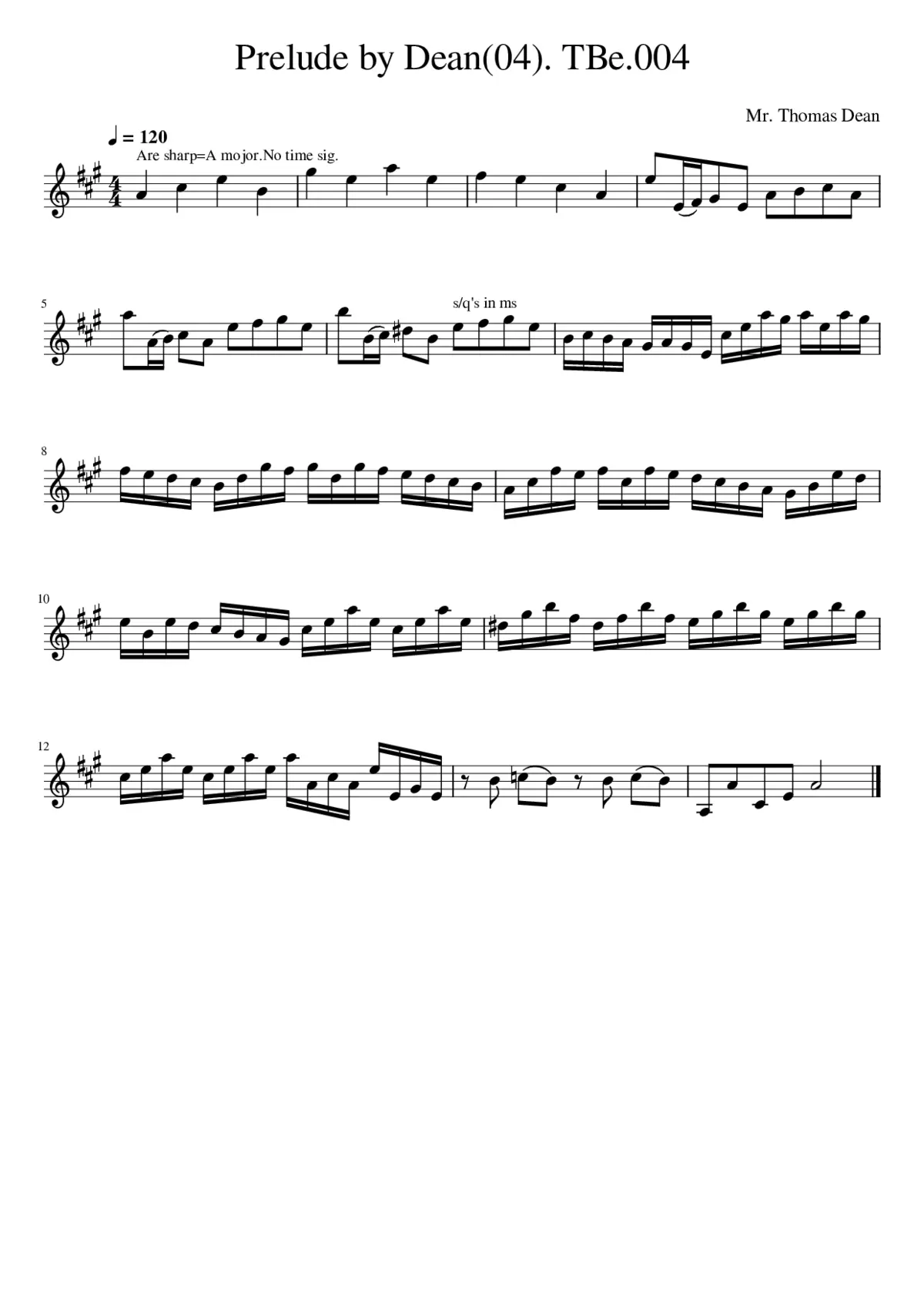 Prelude by Dean(04). TBe.004 - Page 1