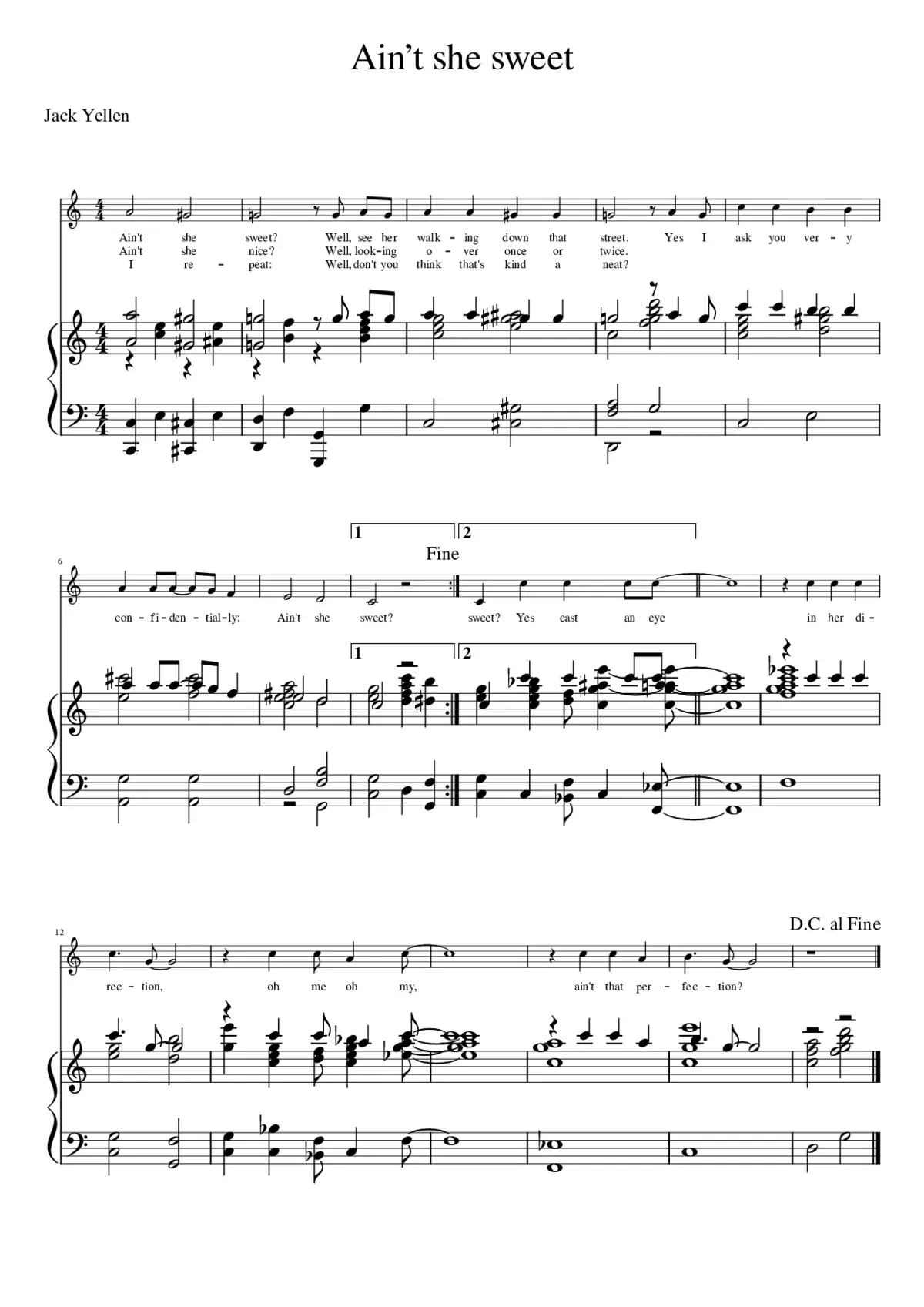 aint she sweet - Page 1