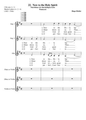 Nun bitten wir den heiligen Geist