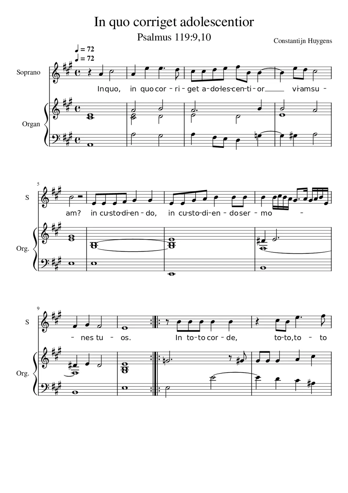 In quo corriget adolescentior - Page 1
