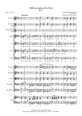 Offertorium 'Universi qui te expectant', JWV 7