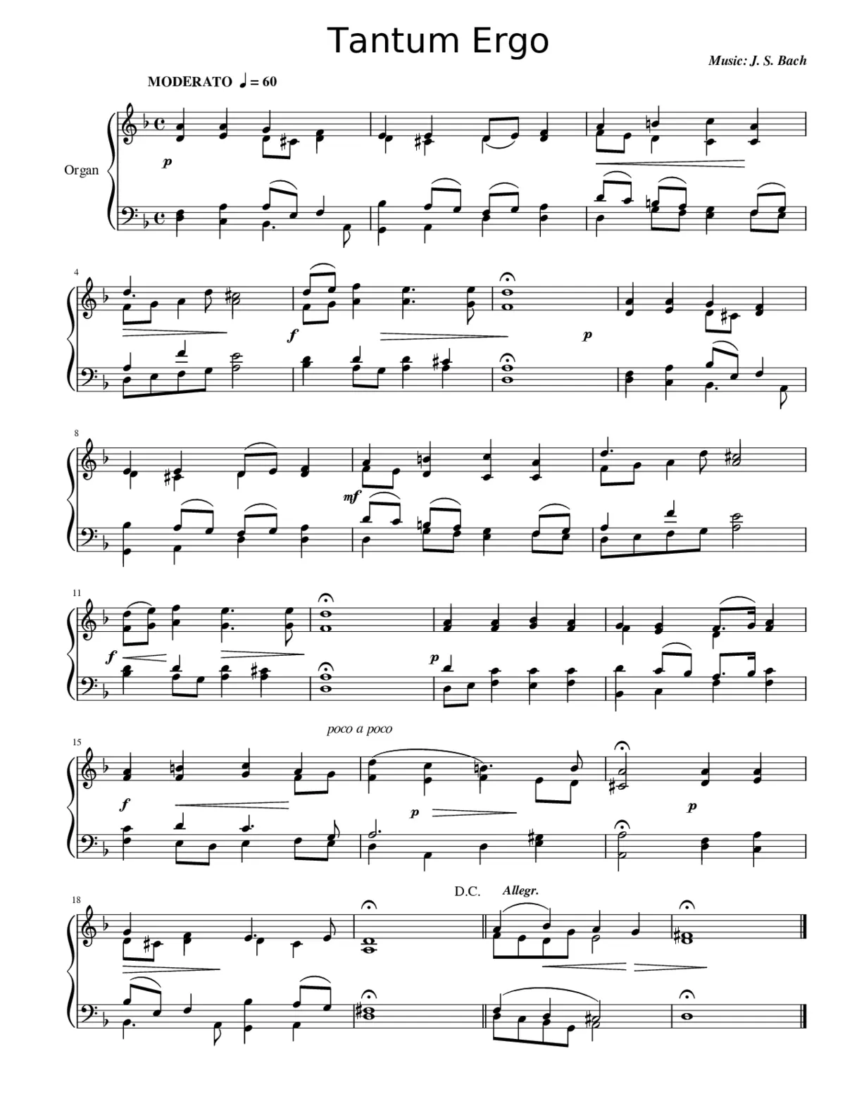 Cantata - Page 1