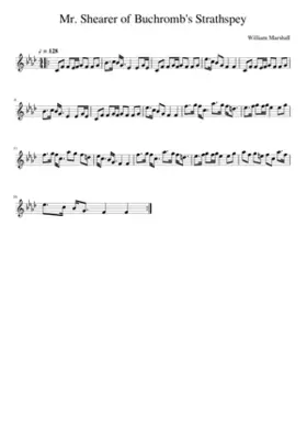 Mr. Shearer of Buchromb's Strathspey