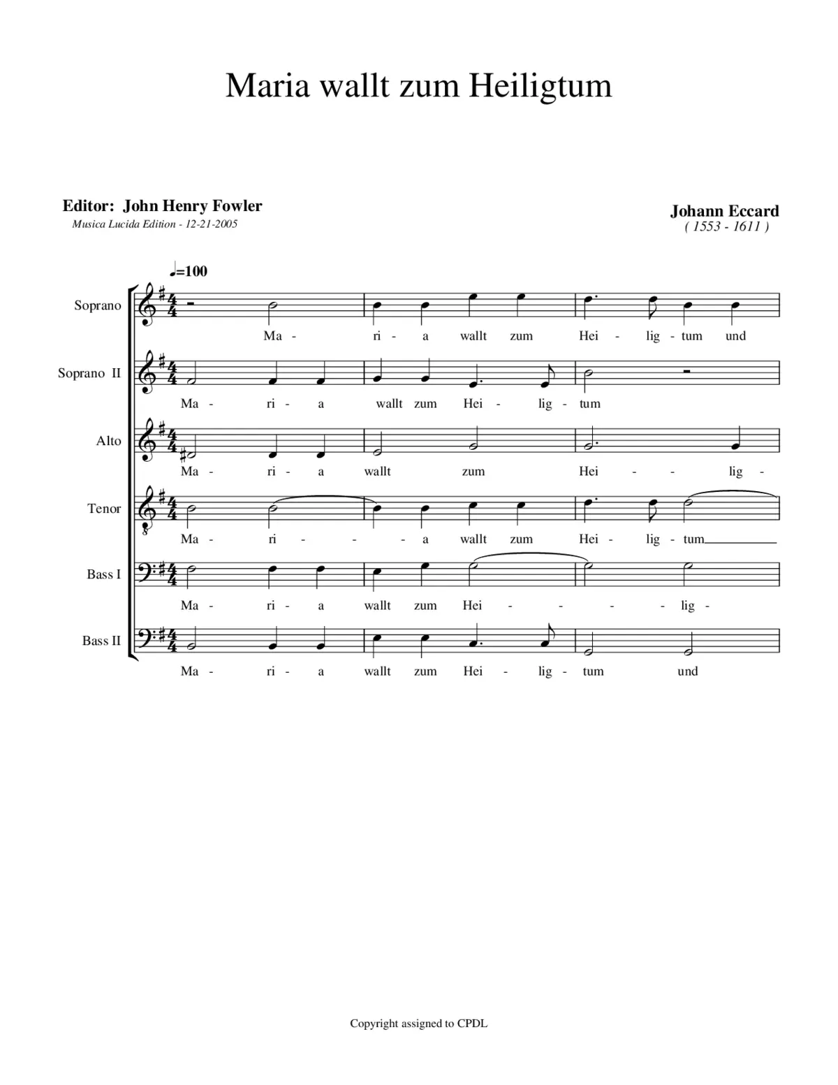 Maria wallt zum Heiligtum - Page 1