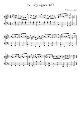 the Lady Agnes Duff