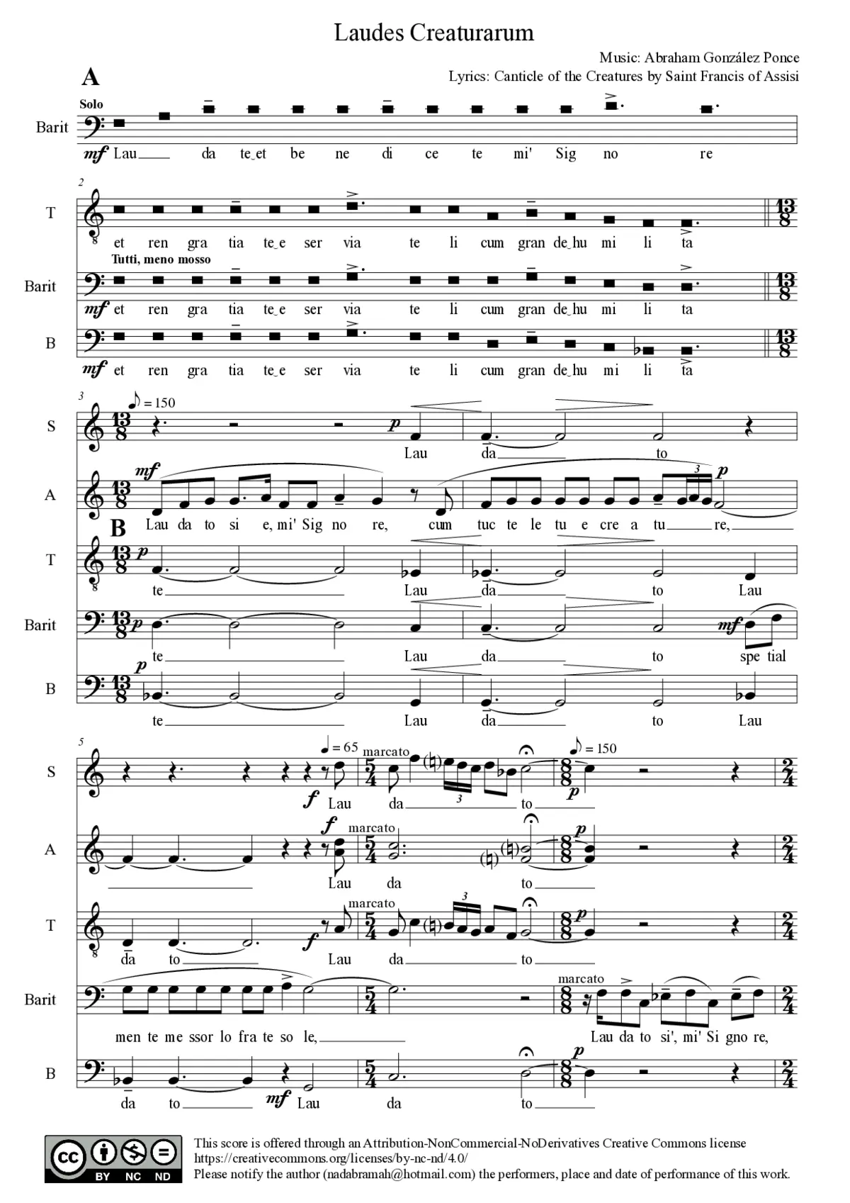 Laudes Creaturarum - Page 1