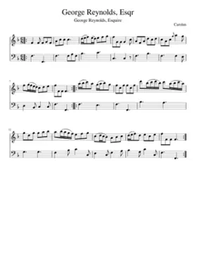 George Reynolds Esqr