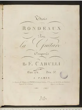 3 Rondeaux pour la Guitare