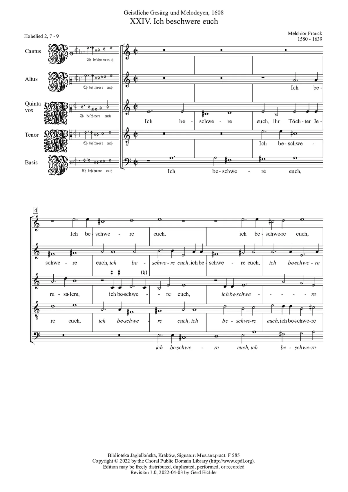 Ich beschwere euch, ihr Töchter - Page 1