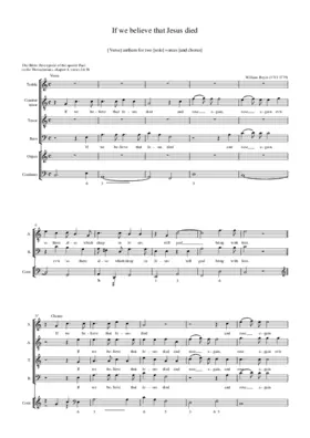 If we believe that Jesus died